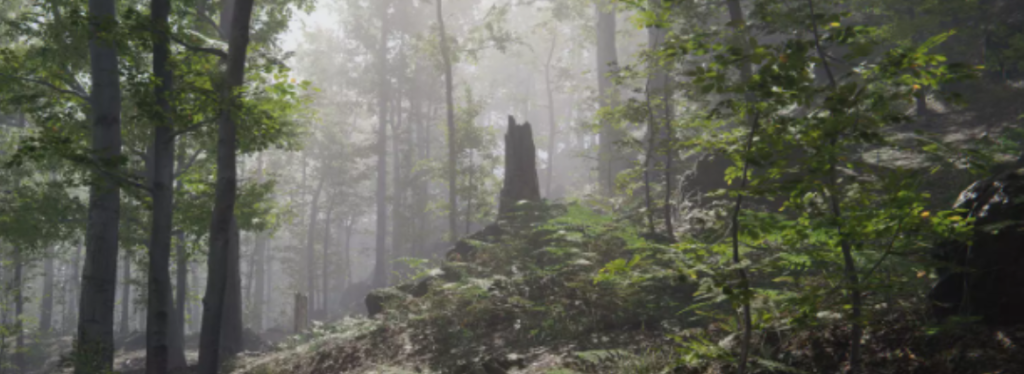 Forest of the Living — frozen wilderness